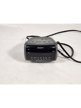 Sony Dream Machine Am Fm Dual Alarm Clock Radio ICF-C3112 Large display Works!